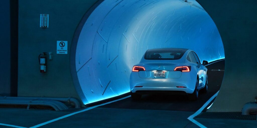 Elon Musk's underground transportation system in Las Vegas is a magnet for trespassers and confused drivers who need to be escorted.